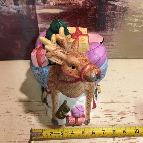 VINTAGE Reindeer Cookie Jar - Picture 11 of 12